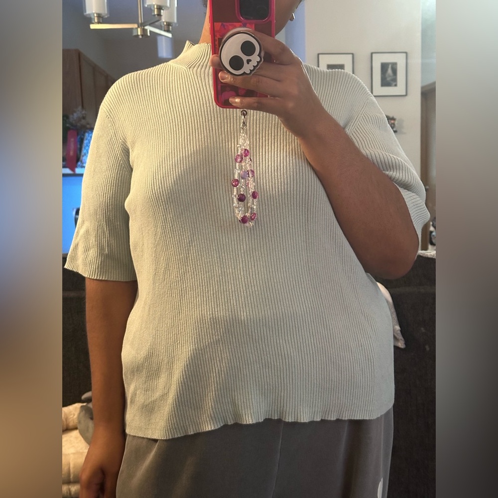 Light blue sweater